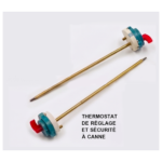 thermostat de réglage et sécurité a canne